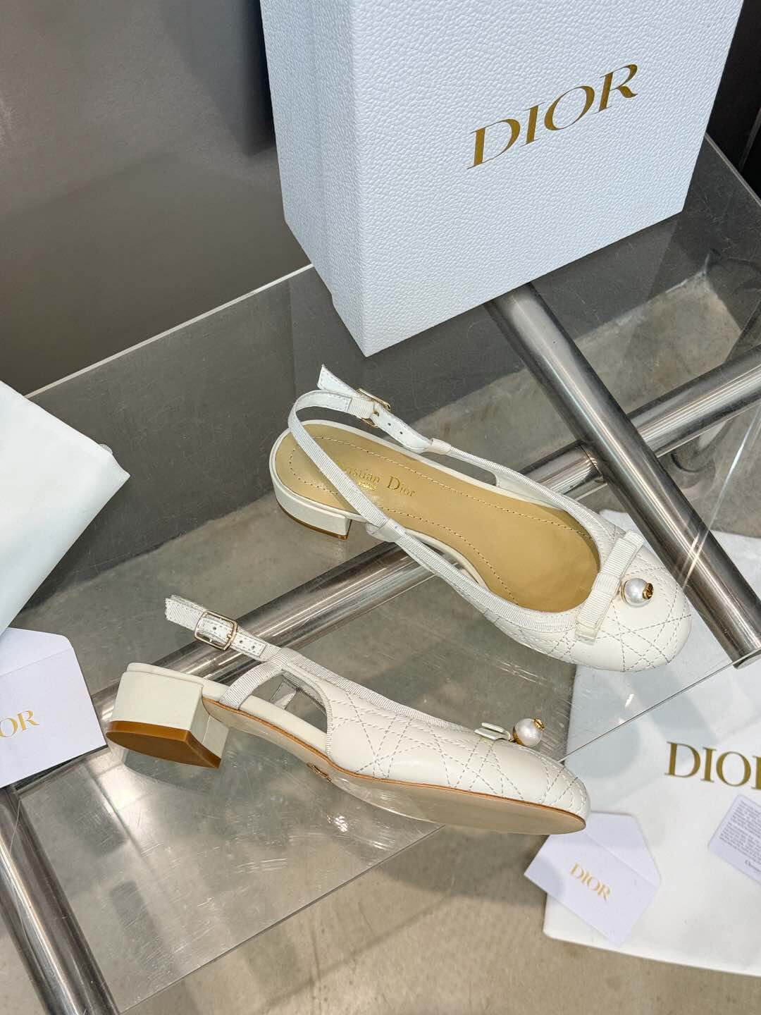 Dior Ballet Slingback Pump Shoes - Replica Luxury Bags™