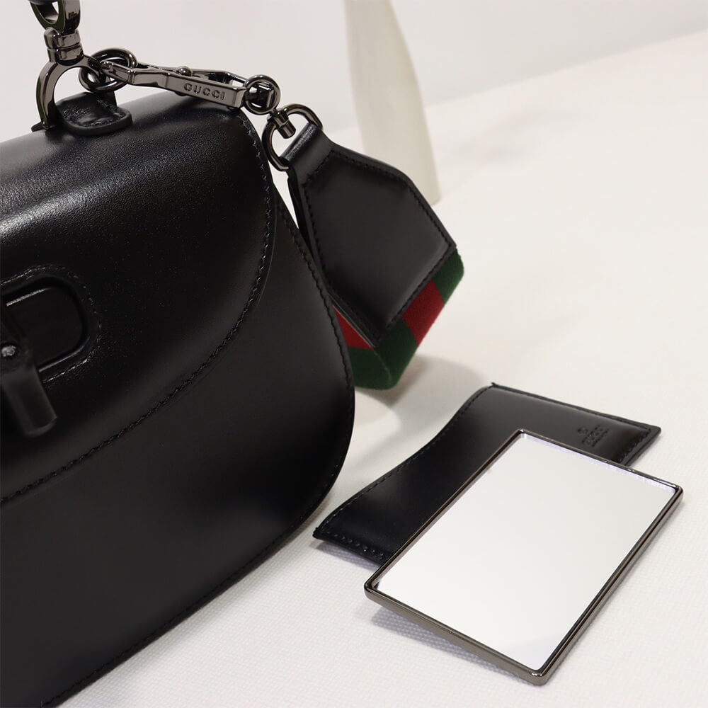 Gucci Bamboo 1947 Medium Top Handle Bag - Replica Luxury Bags™