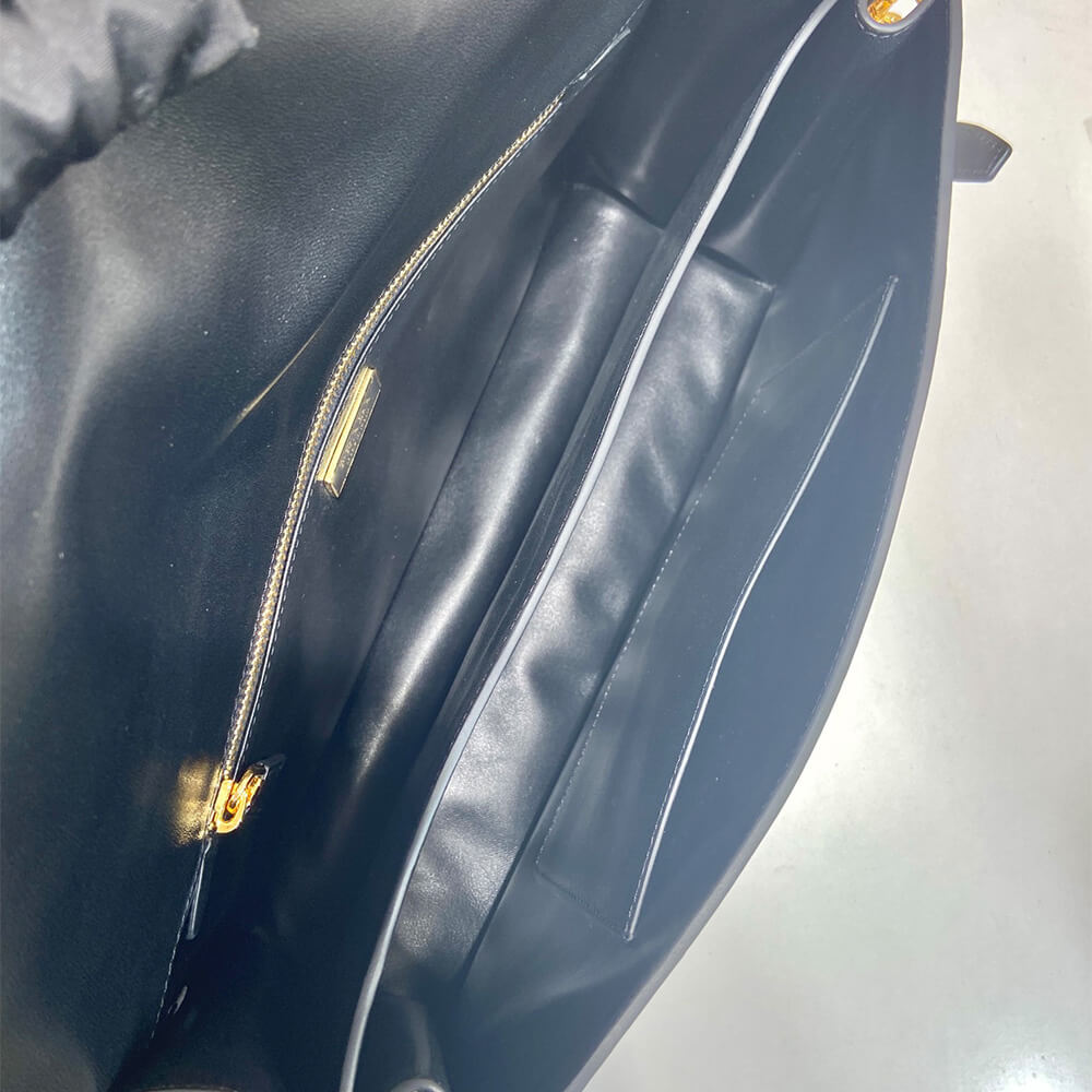 Prada Soft Sound Large Leather Shoulder Bag With Charms - Replica Luxury Bags™