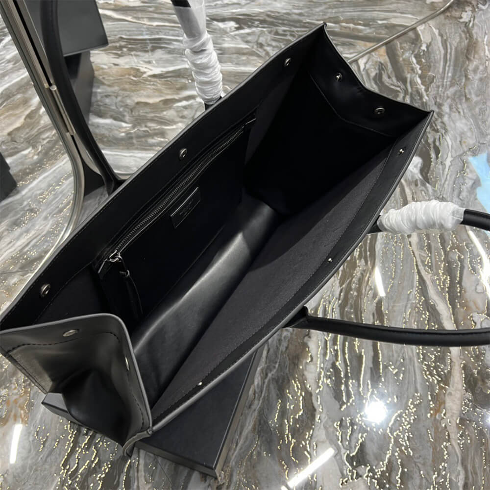 YSL Rive Gauche Large Tote Bag in Smooth Leather - Replica Luxury Bags™