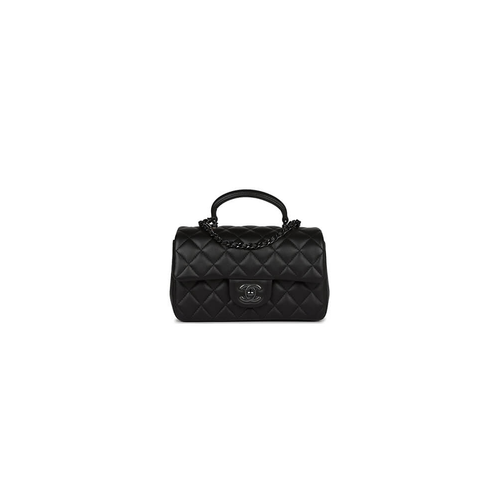 Chanel Mini Flap Bag with Top Handle - Replica Luxury Bags™
