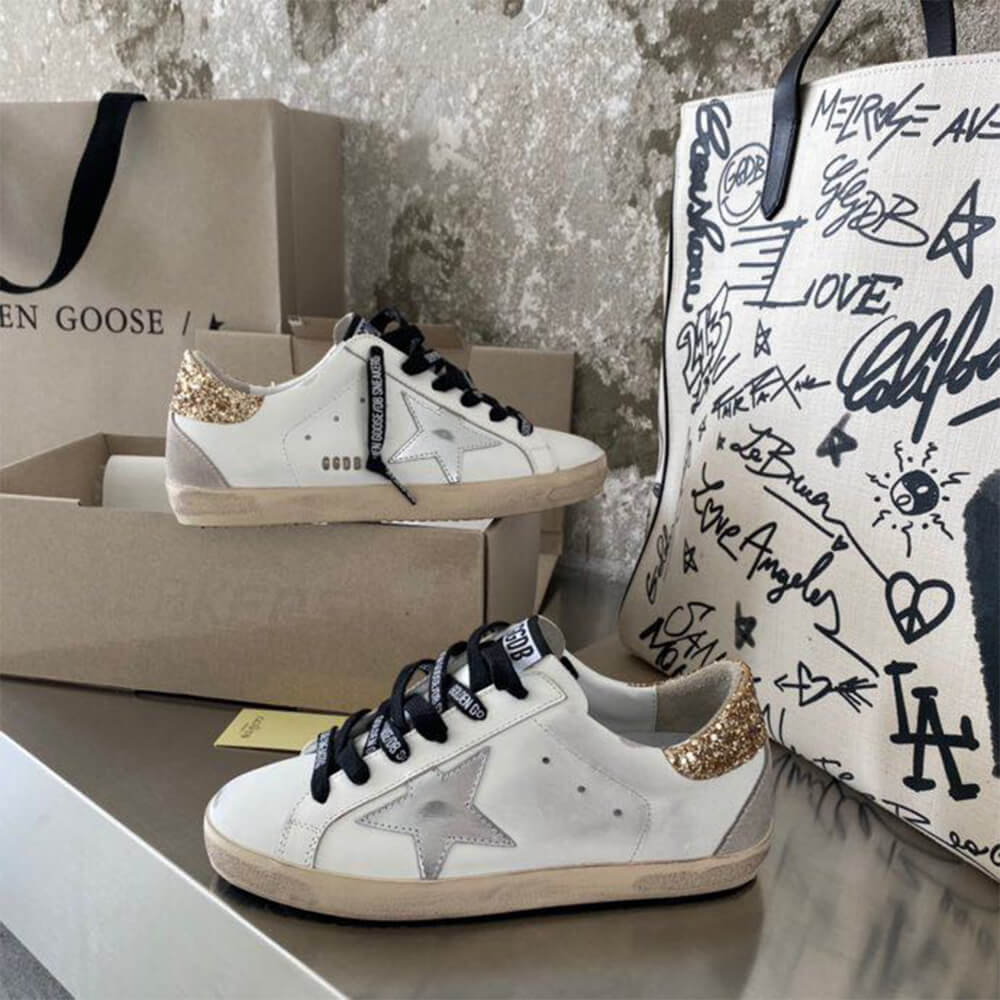 Golden Goose Super-Star Sneakers Shoes - Replica Luxury Bags™
