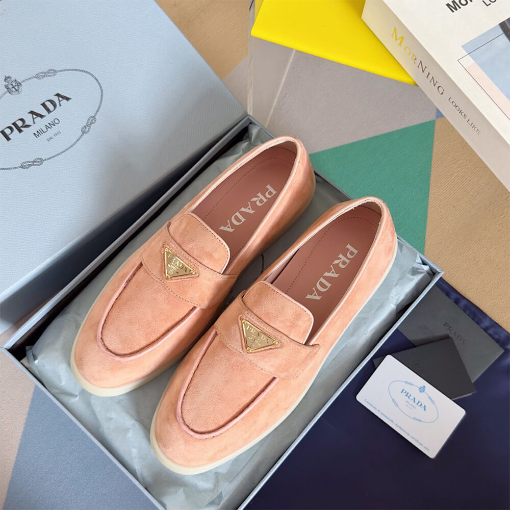 Prada Unisex Loafer Shoes - Replica Luxury Bags™