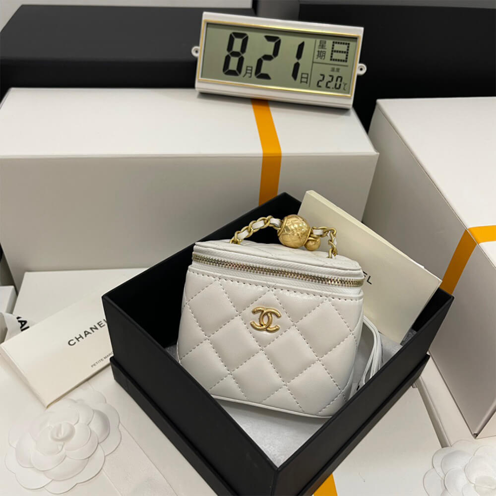 Chanel Small Vanity Bag with Chain - Replica Luxury Bags™