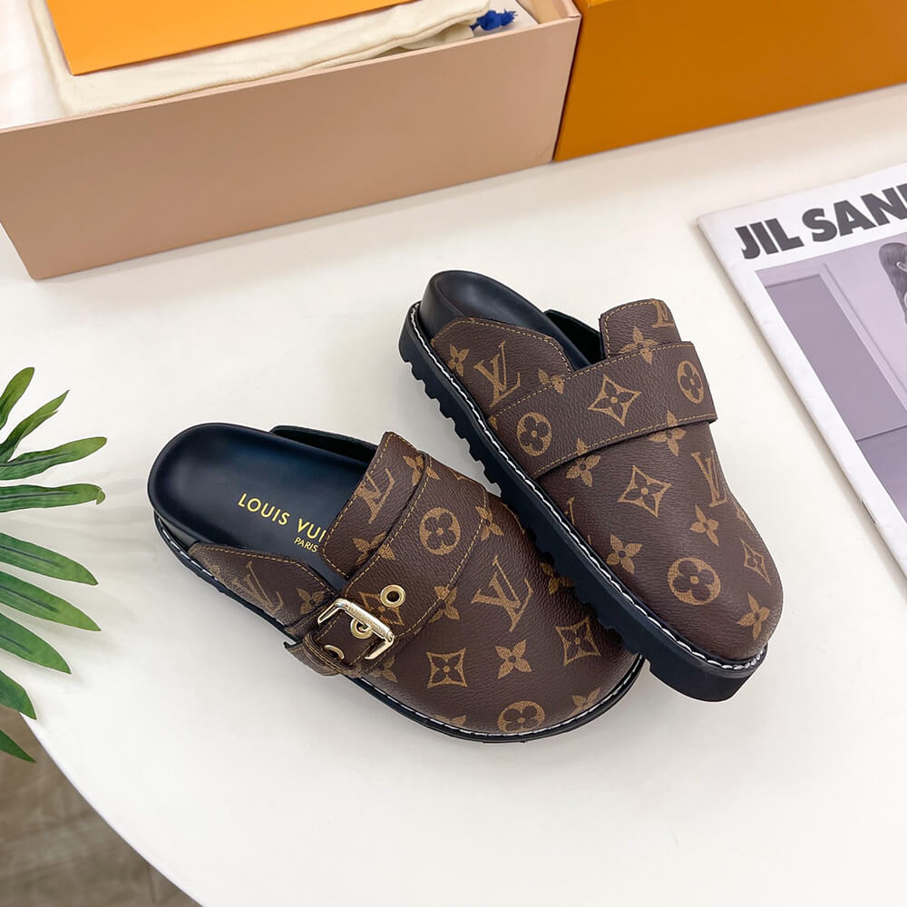 LV Cosy Flat Comfort Clog Shoes - Replica Luxury Bags™