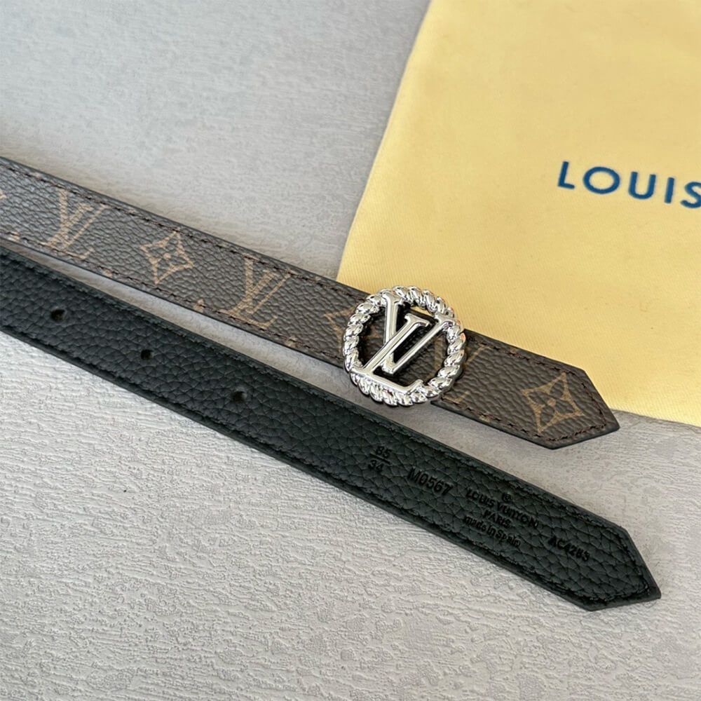 LV Circle Nautical 20mm Reversible Belt - Replica Luxury Bags™