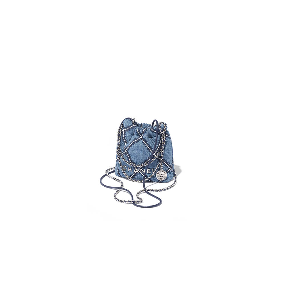 Chanel 22 Mini Handbag Denim Bag - Replica Luxury Bags™