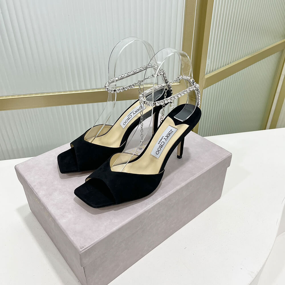 JIMMY CHOO Saeda Sandal 85 Shoes - Replica Luxury Bags™