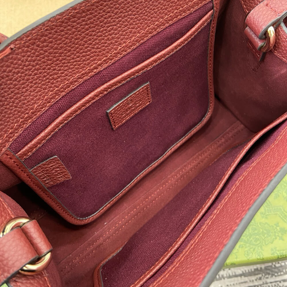 GUCCI SMALL TOTE BAG WITH HOOK CLOSURE - Replica Luxury Bags™