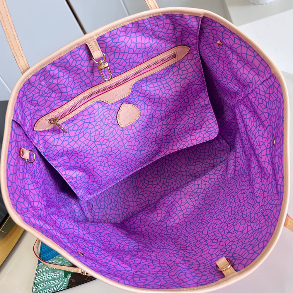 LV x YK Neverfull MM Bag - Replica Luxury Bags™