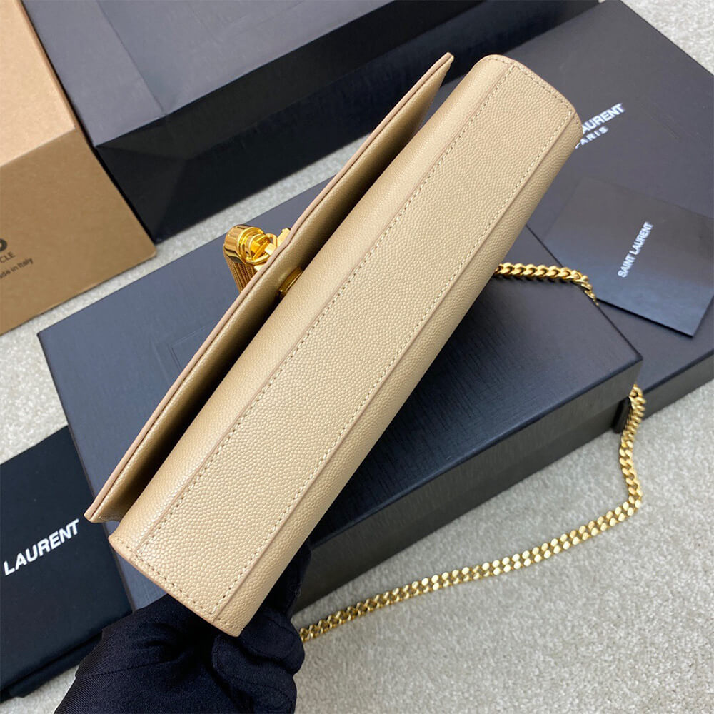 YSL Kate Medium Tassel Bag in Grain De Poudre Embossed Leather - Replica Luxury Bags™