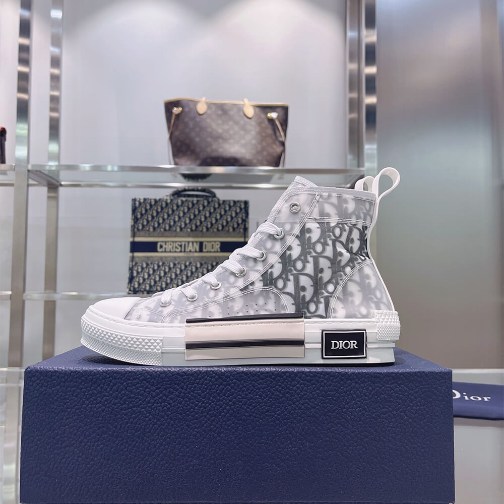 DIOR B23 High-Top Sneakers Dior Oblique Shoes - Replica Luxury Bags™
