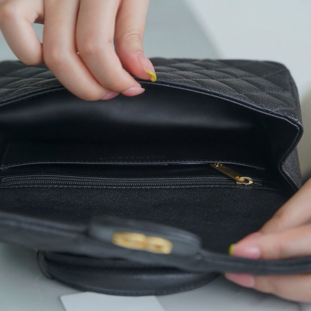 Chanel Mini Flap Bag with Top Handle - Replica Luxury Bags™