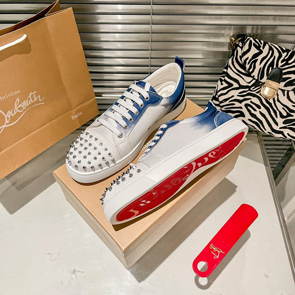 Christian Louboutin Louis Junior Spikes Shoes - Replica Luxury Bags™