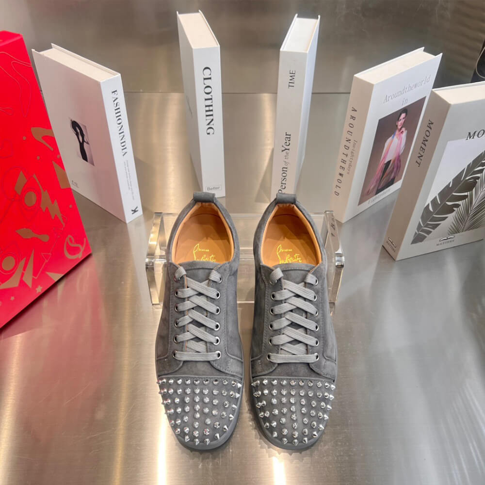 Christian Louboutin Louis Junior Spikes Shoes - Replica Luxury Bags™