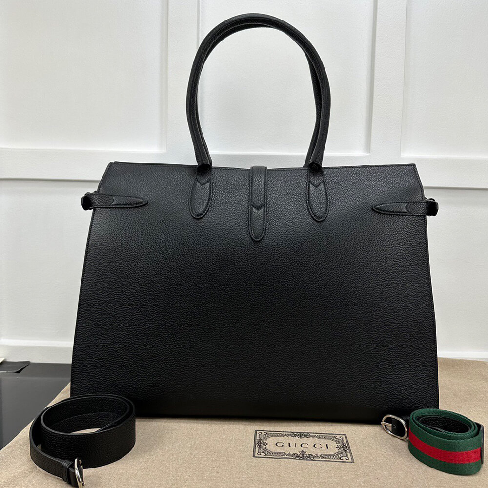 Gucci Large Tote Bag with Hook Closure - Replica Luxury Bags™
