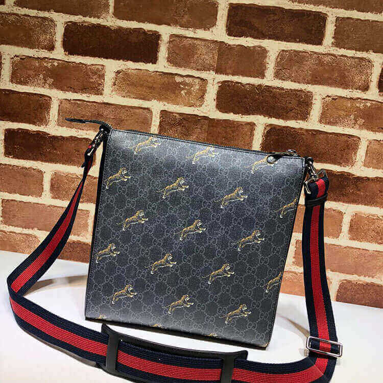 Gucci Bestiary Messenger Bag With Tigers - Replica Luxury Bags™