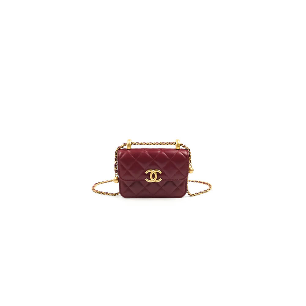 Chanel Mini Clutch Bag with Chain - Replica Luxury Bags™