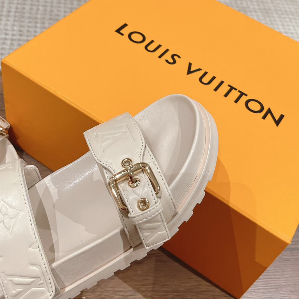 LV Bom Dia Flat Comfort Mule Shoes - Replica Luxury Bags™