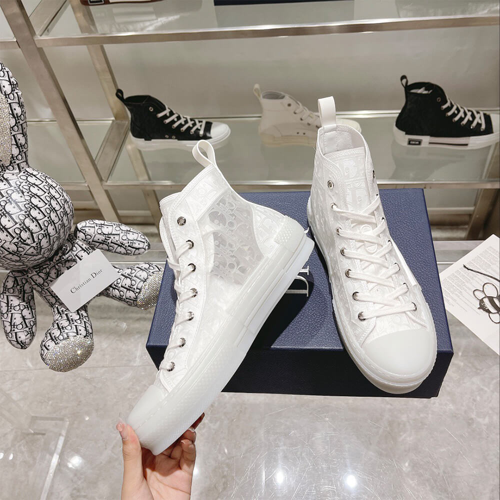 DIOR B23 High-Top Sneakers Dior Oblique Shoes - Replica Luxury Bags™