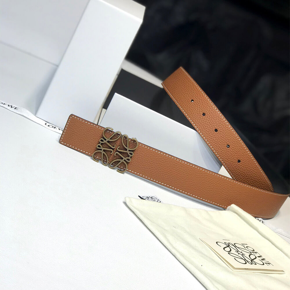 LOEWE Reversible Anagram belt 40mm - Replica Luxury Bags™