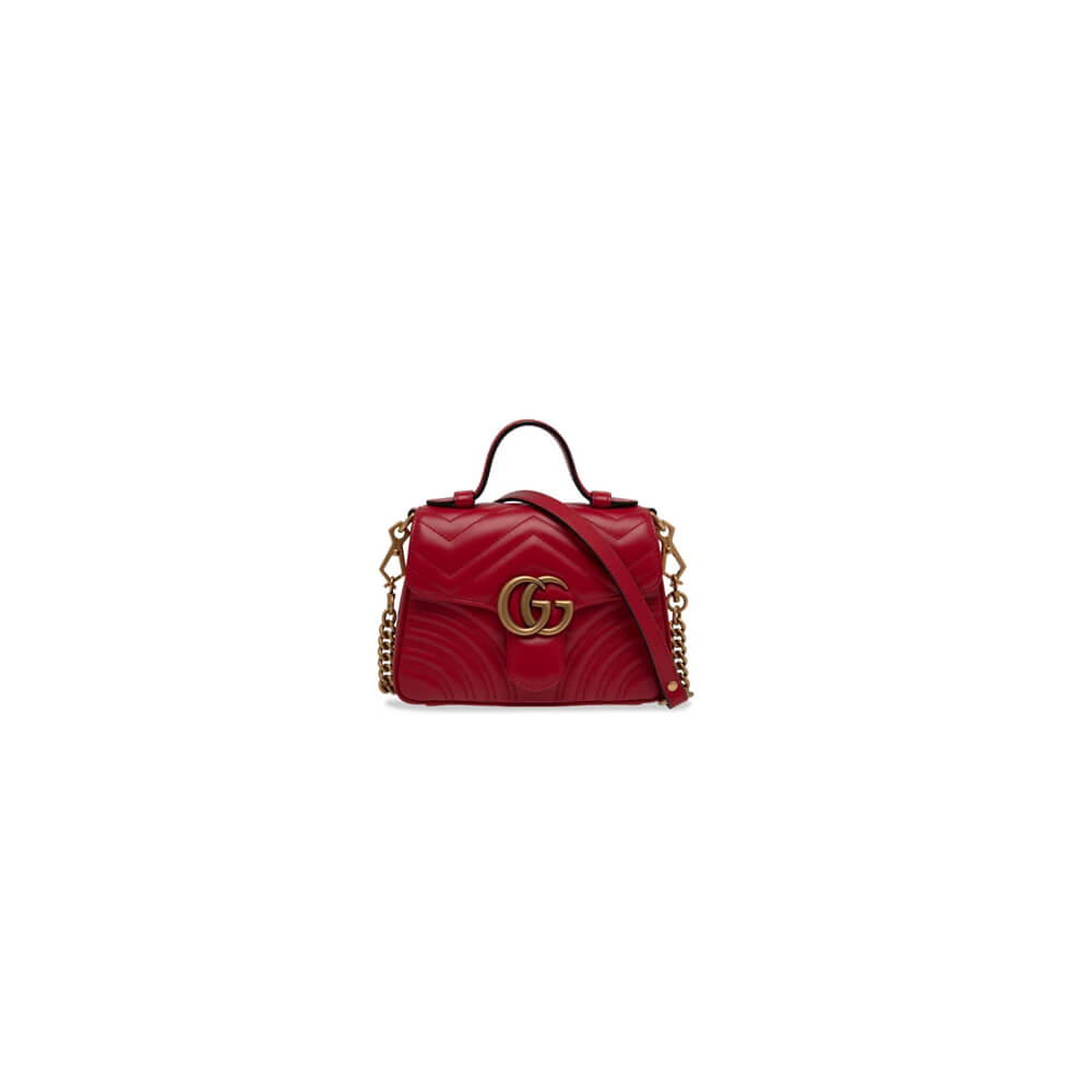 Gucci GG Marmont Mini Top Handle Bag - Replica Luxury Bags™