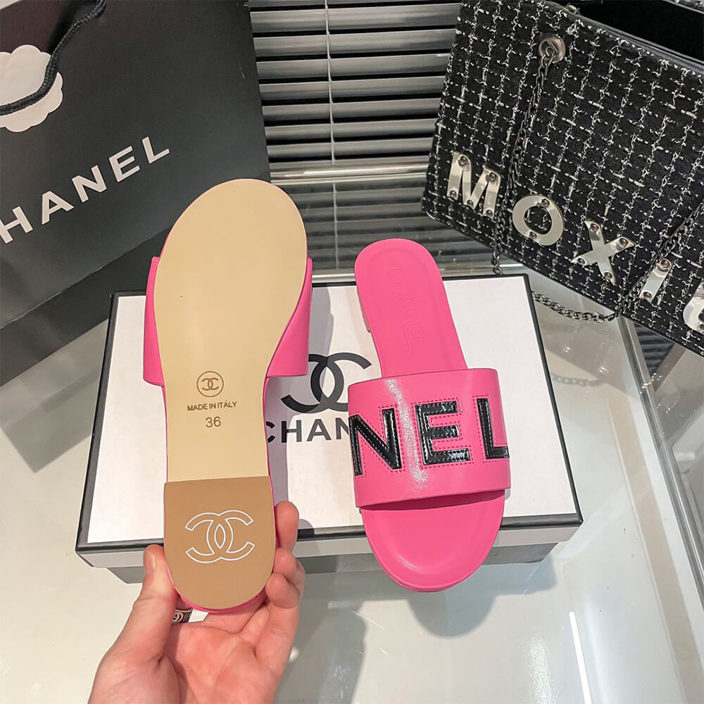 Chanel Slides Shoes - Replica Luxury Bags™