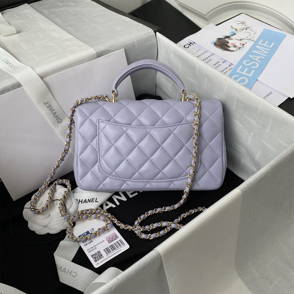 Chanel Mini Classic Handbag With Top Handle - Replica Luxury Bags™