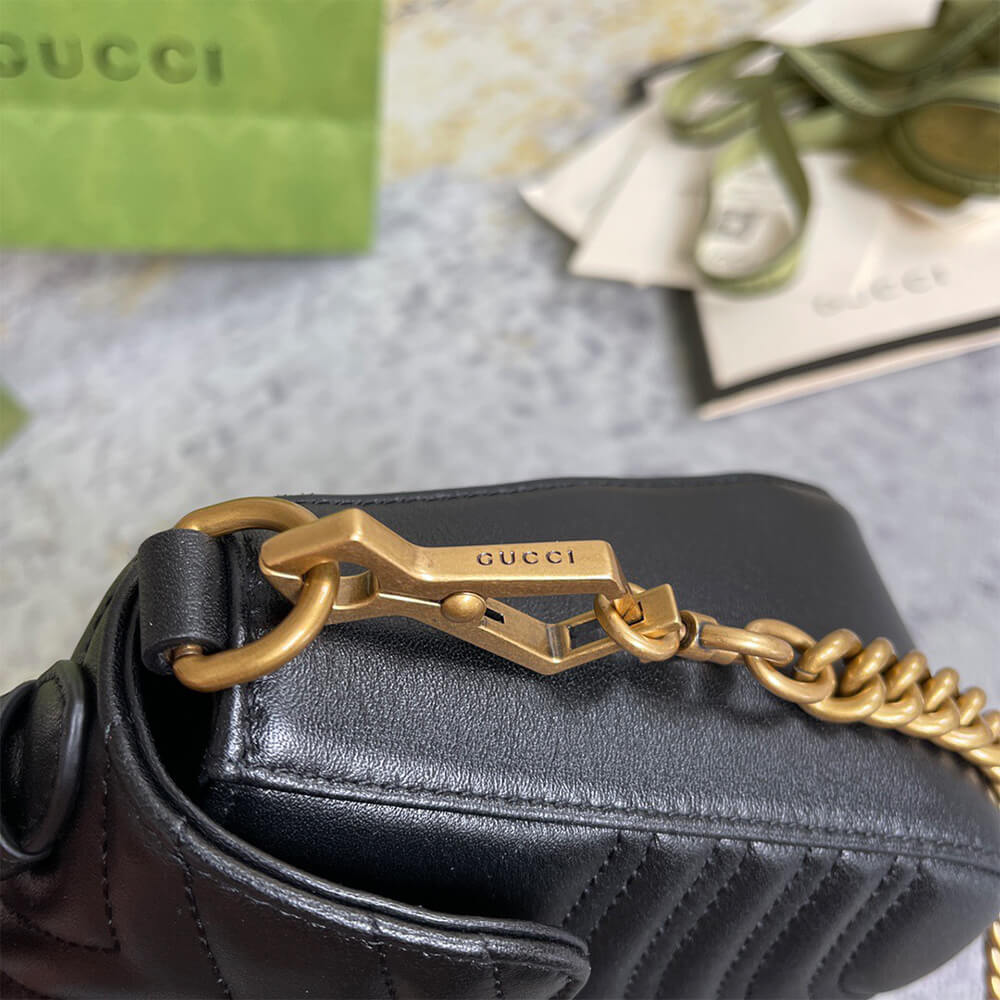 Gucci GG Marmont Mini Top Handle Bag - Replica Luxury Bags™