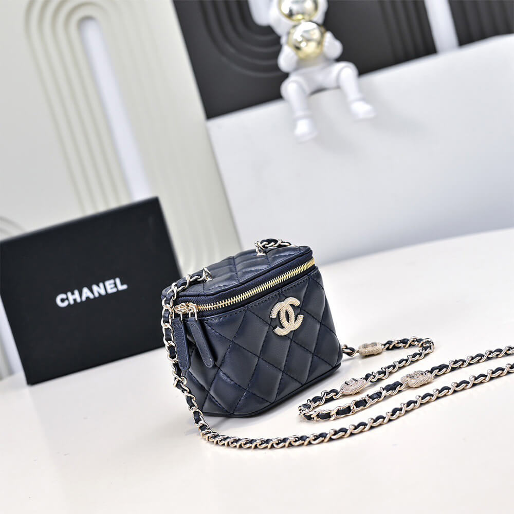 Chanel Small Vanity Bag with Chain - Replica Luxury Bags™