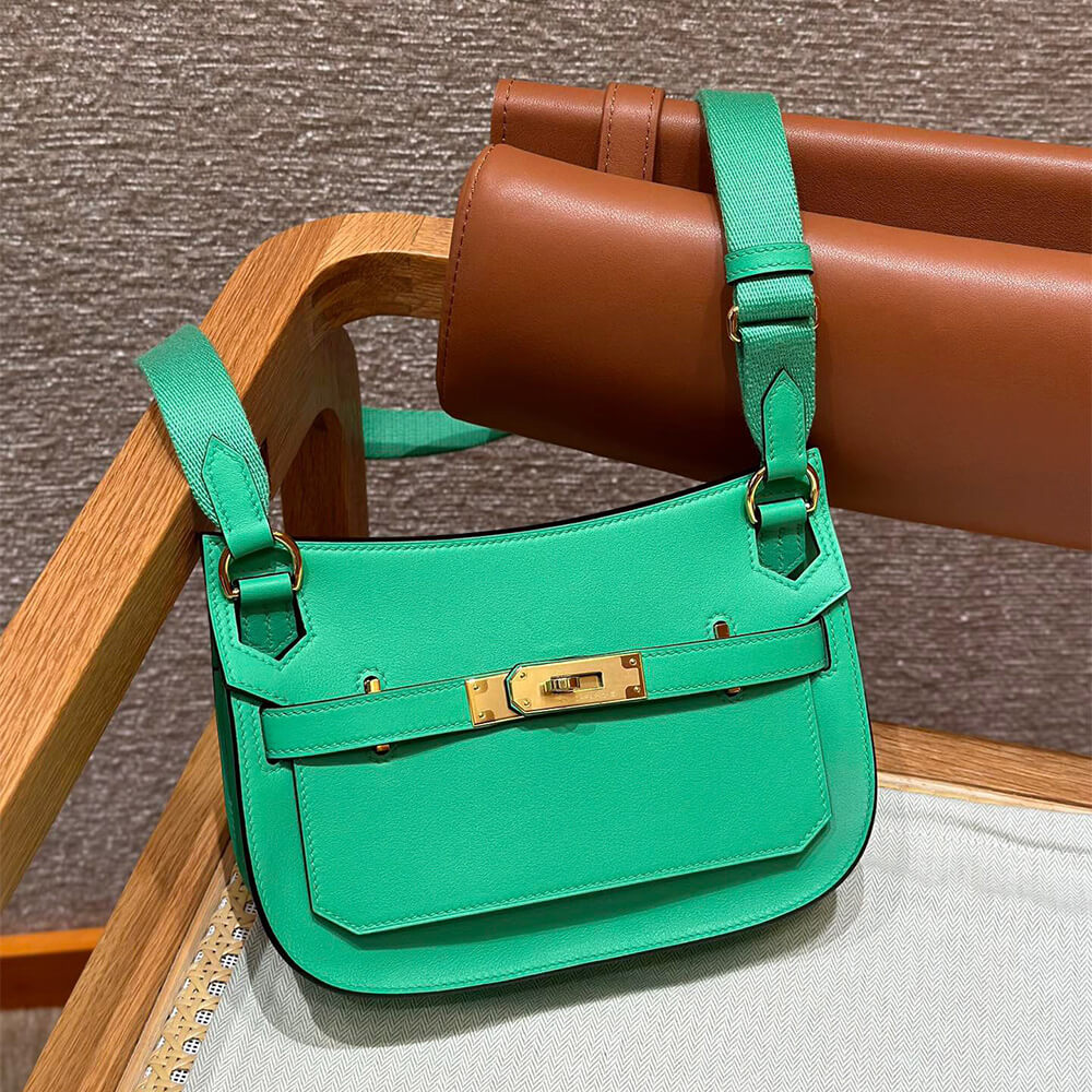 Hermes Jypsiere Mini Bag in Green - Replica Luxury Bags™