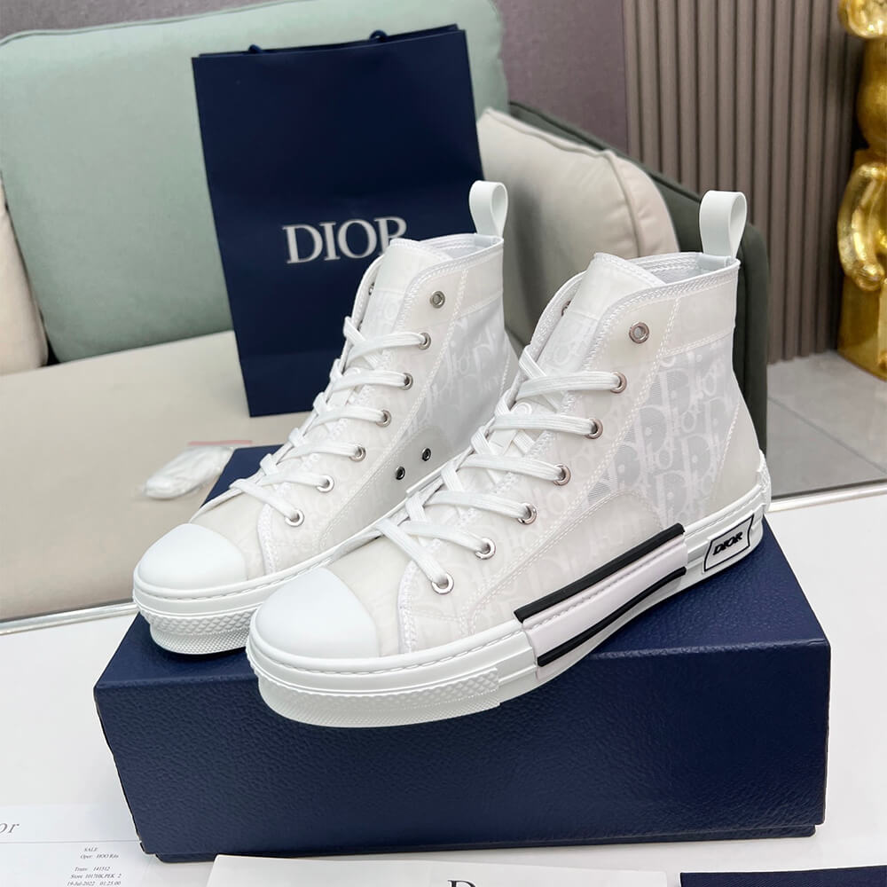 DIOR B23 High-Top Sneakers Dior Oblique Shoes - Replica Luxury Bags™