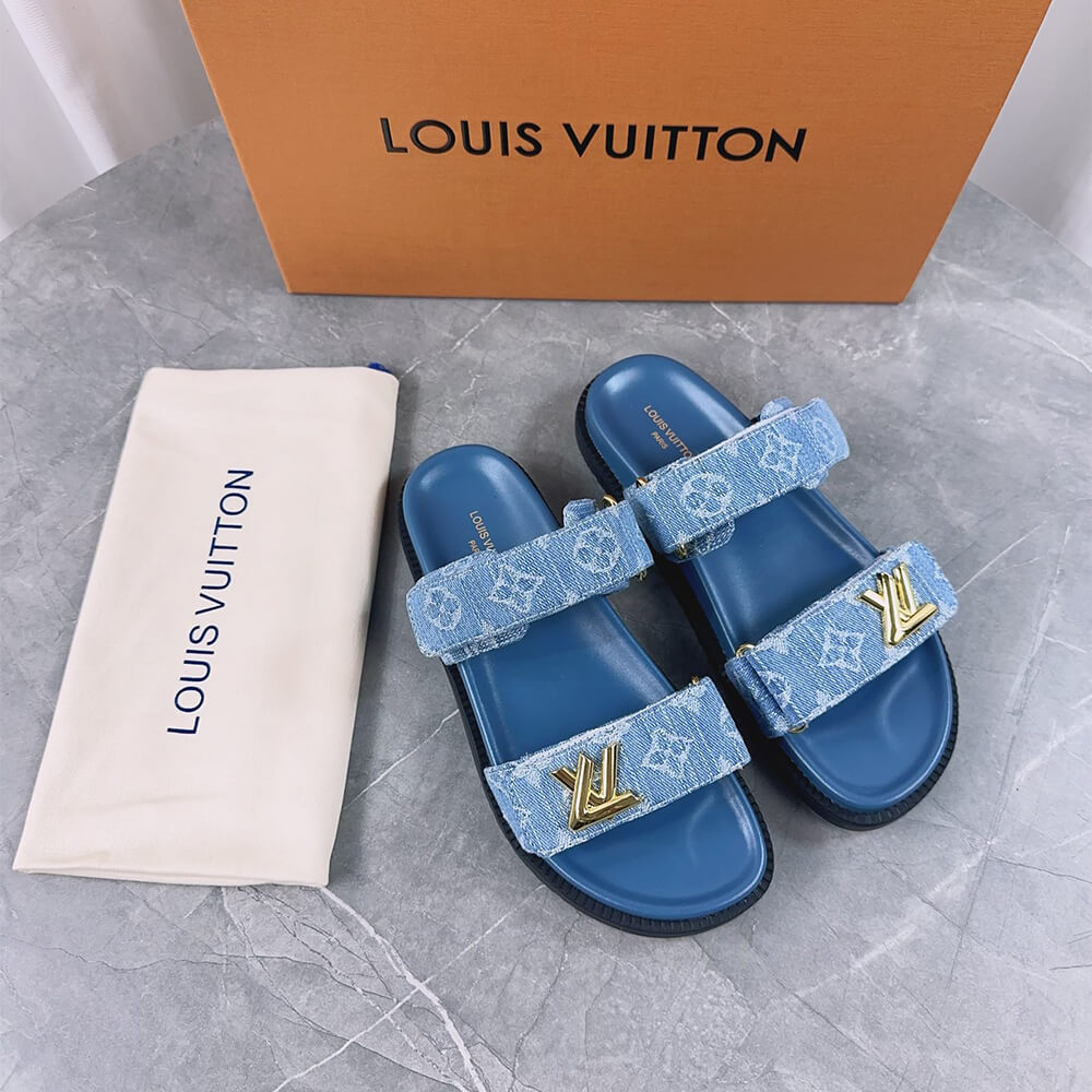 LV Bom Dia Flat Comfort Mule Shoes - Replica Luxury Bags™