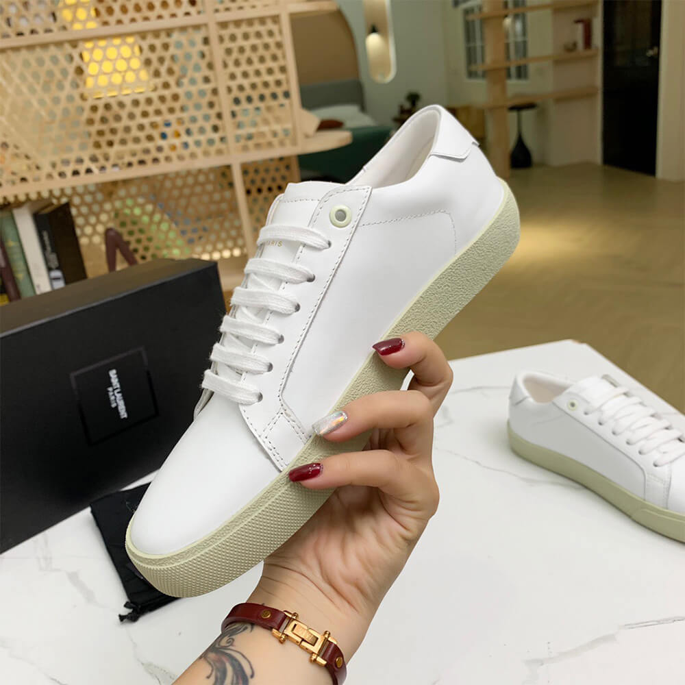 YSL Court Classic Sneaker Shoes - Replica Luxury Bags™
