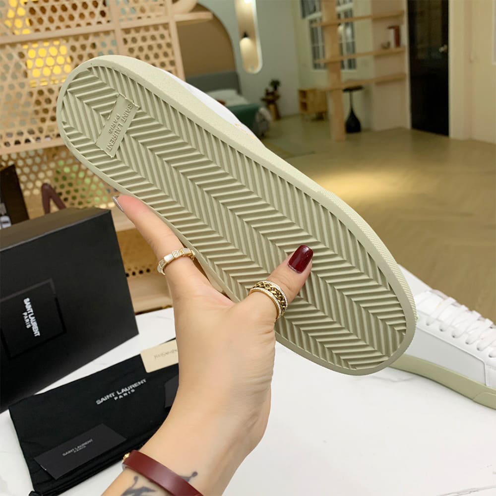 YSL Court Classic Sneaker Shoes - Replica Luxury Bags™