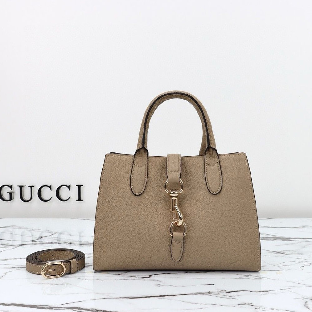 GUCCI SMALL TOTE BAG WITH HOOK CLOSURE - Replica Luxury Bags™