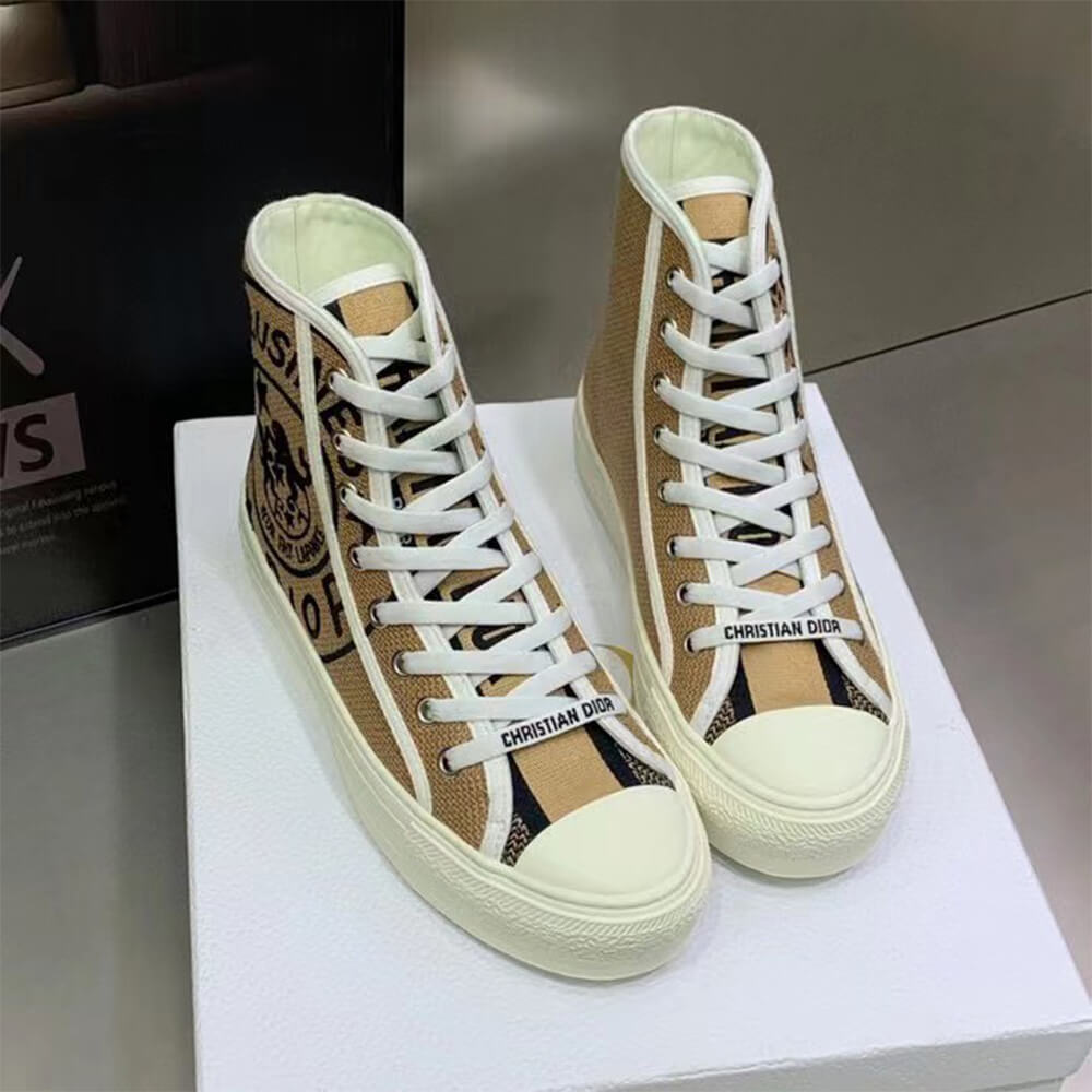 WALK N DIOR HIGH-TOP SNEAKER Shoes - Replica Luxury Bags™