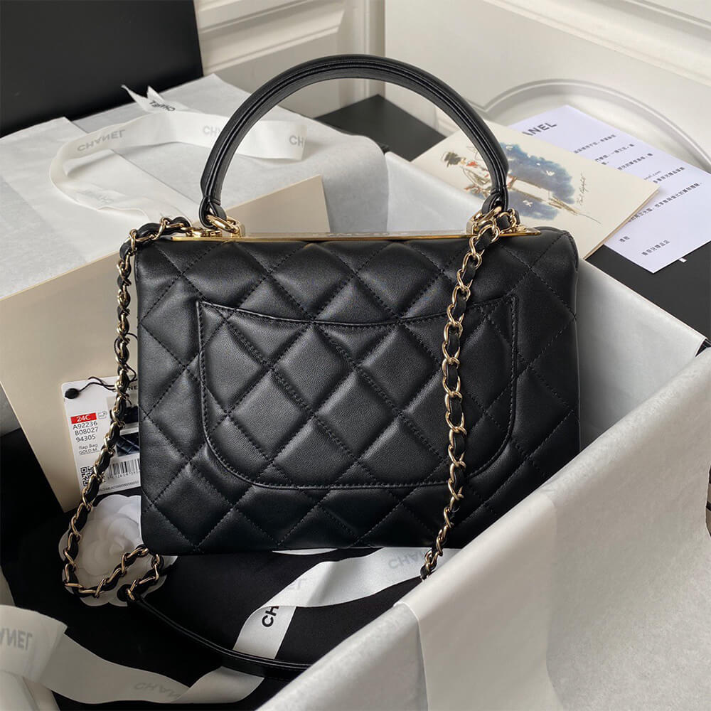 Chanel Flap Bag With Top Handle - Replica Luxury Bags™
