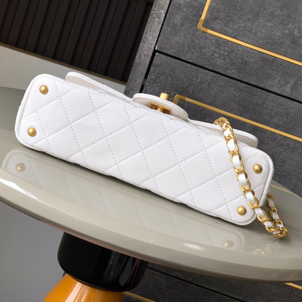 Chanel Mini Flap Bag with Top Handle - Replica Luxury Bags™