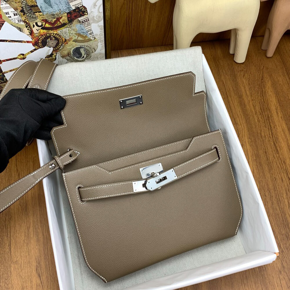 Hermes Kelly Depeches 25 Pouch Bag - Replica Luxury Bags™