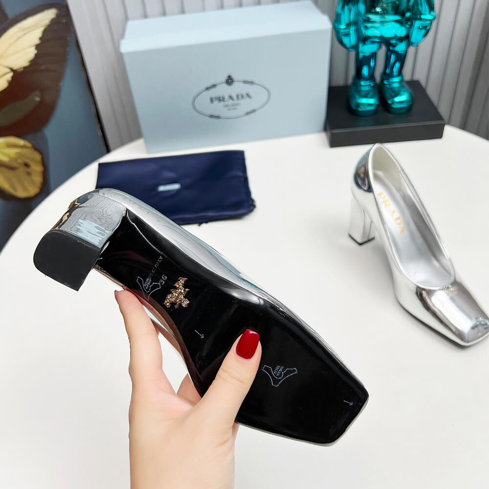 Prada Patent Leather Pumps 85mm Shoes - Replica Luxury Bags™