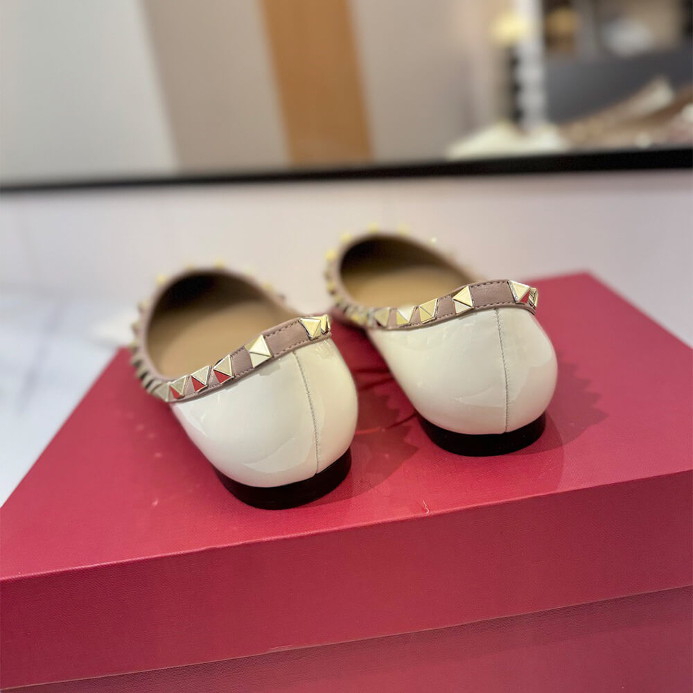 VALENTINO ROCKSTUD BALLET FLAT Shoes - Replica Luxury Bags™