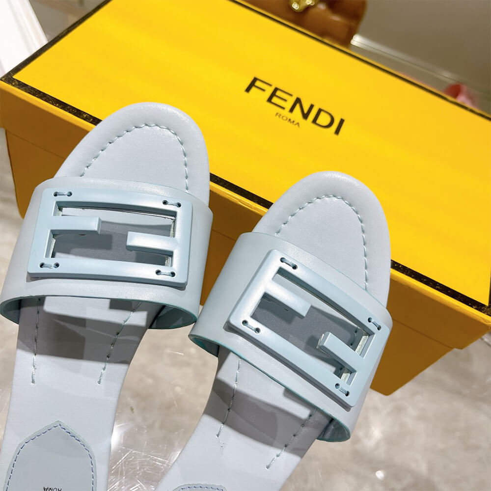 Fendi Baguette Slides Shoes - Replica Luxury Bags™