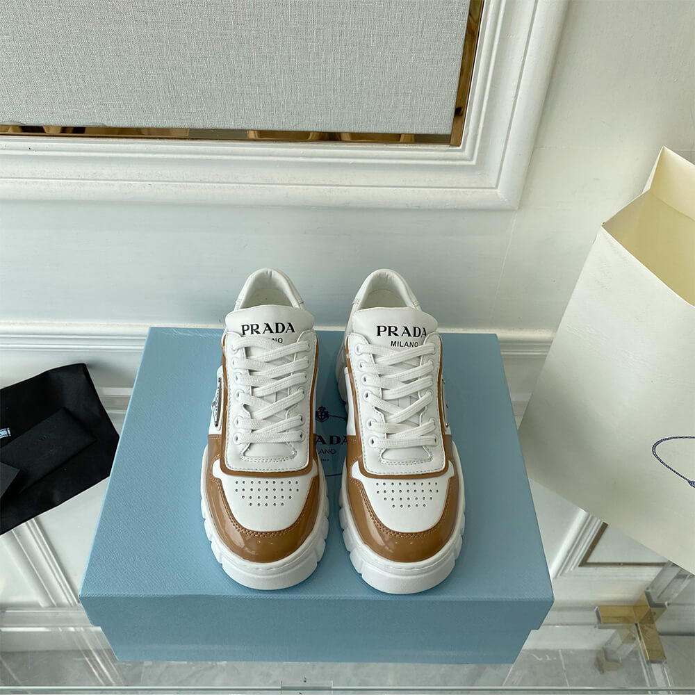 Prada Leather Sneakers Shoes - Replica Luxury Bags™