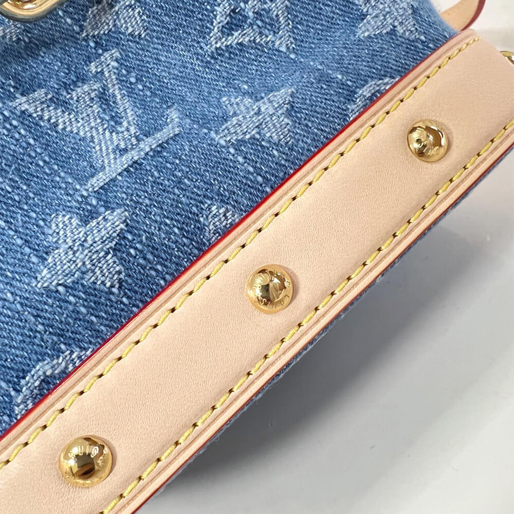 LV Nano Noe Bucket Denim Bag - Replica Luxury Bags™