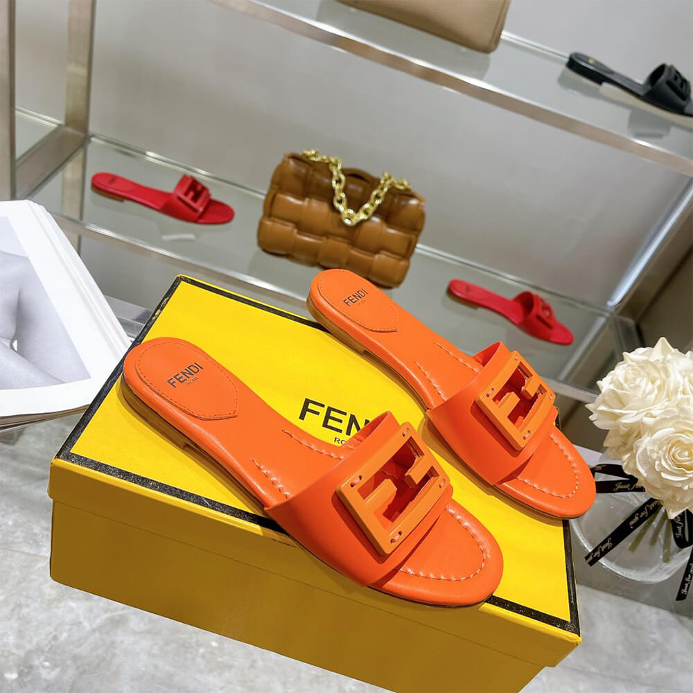 Fendi Baguette Slides Shoes - Replica Luxury Bags™
