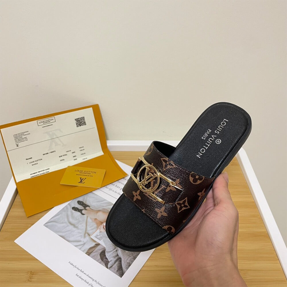 LV LOCK IT FLAT MULE Shoes - Replica Luxury Bags™