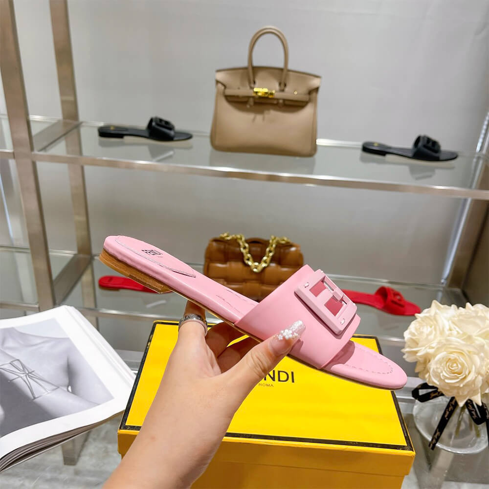 Fendi Baguette Slides Shoes - Replica Luxury Bags™