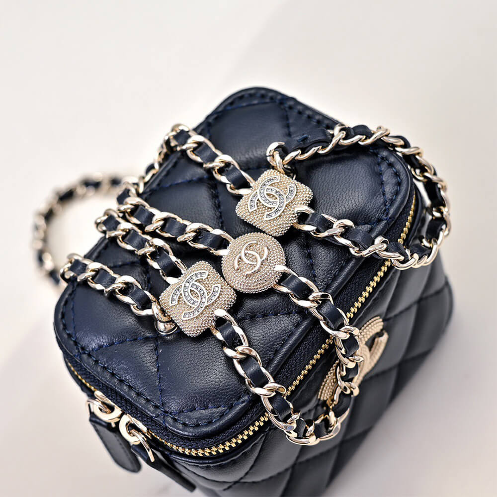 Chanel Small Vanity Bag with Chain - Replica Luxury Bags™
