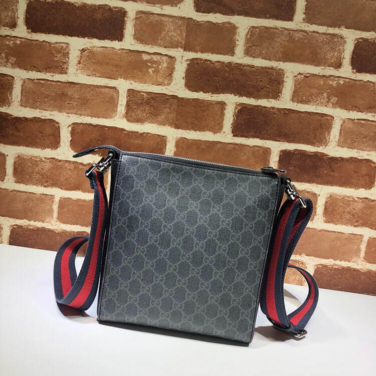 Gucci GG Black Small Messenger Bag - Replica Luxury Bags™